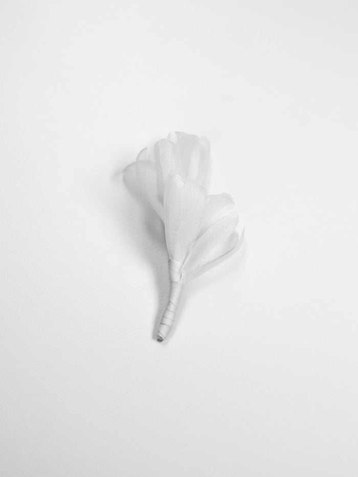 Silk Leaves Boutonniere