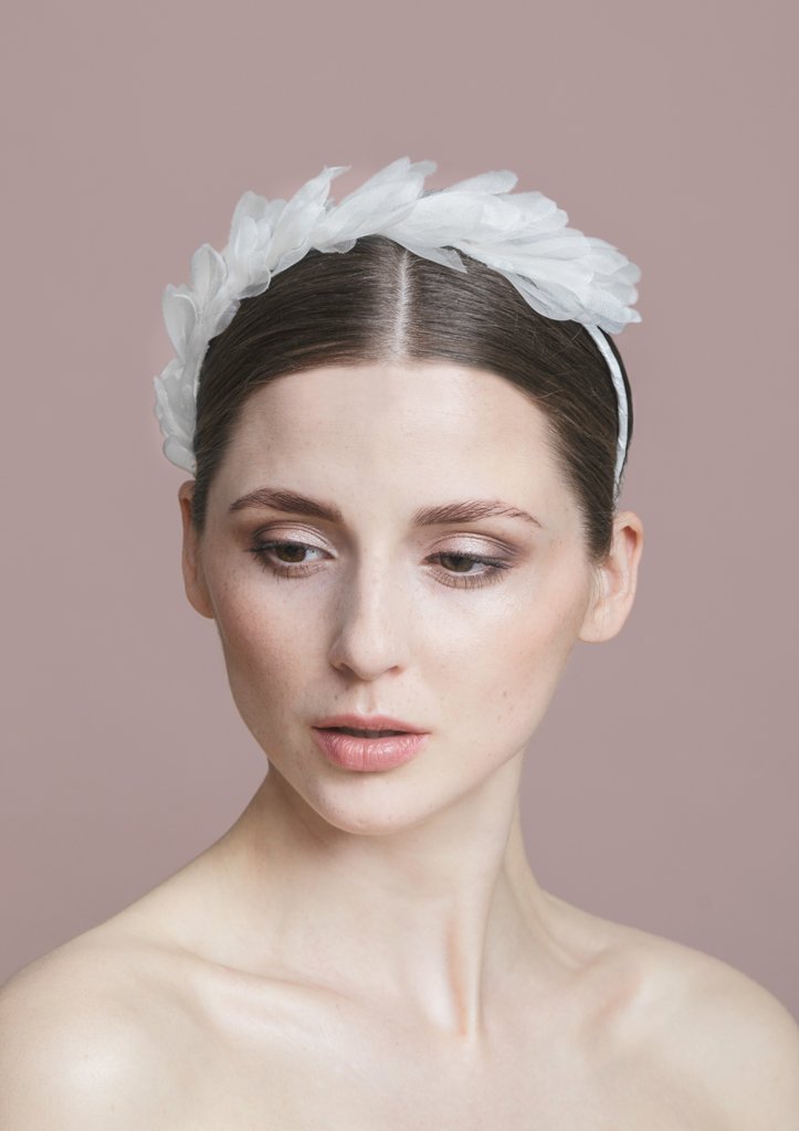 Seiden Organza Haarband