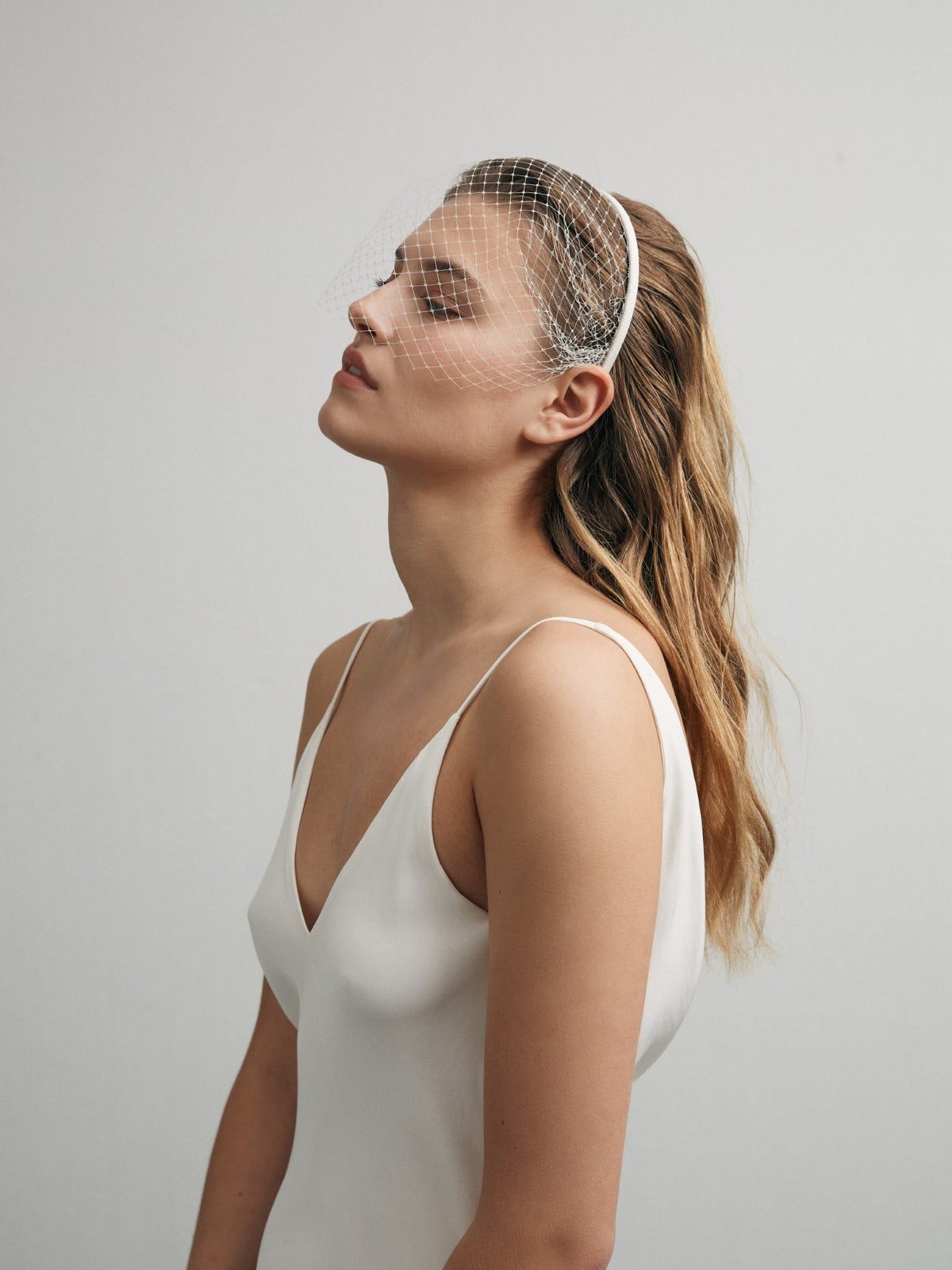 Viola Veil Headband