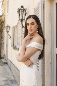 Boucles d'oreilles Dune Blanc